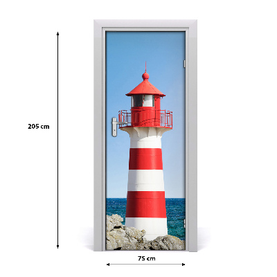 Fototapeta na dvere samolepiace morský maják