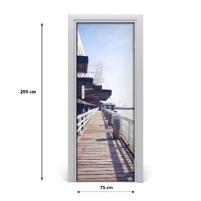Fototapeta samolepiace na dvere mólo Sopot
