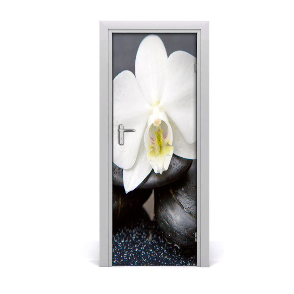 Fototapeta na dvere orchidea zen