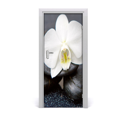 Fototapeta na dvere orchidea zen