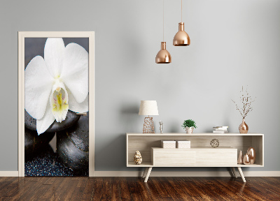 Fototapeta na dvere orchidea zen