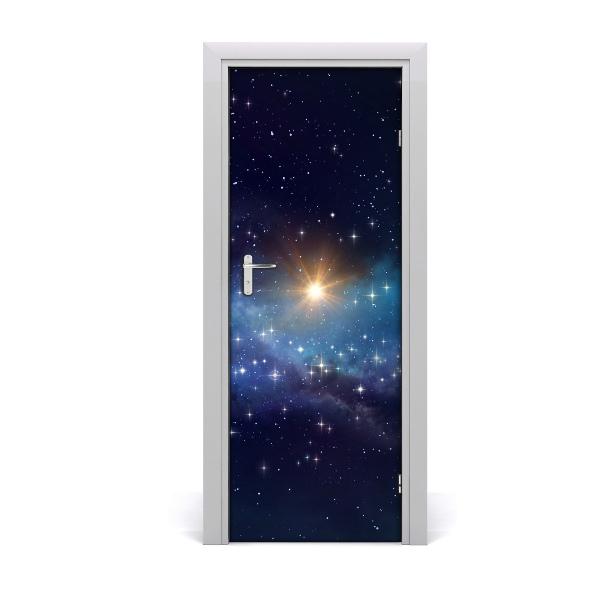 Fototapeta samolepiace dvere hviezdne nebo