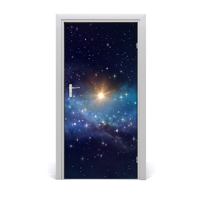 Fototapeta samolepiace dvere hviezdne nebo