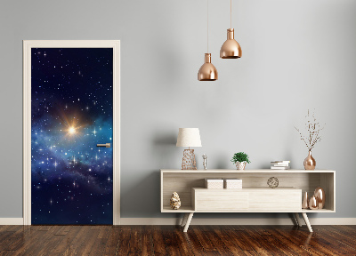 Fototapeta samolepiace dvere hviezdne nebo