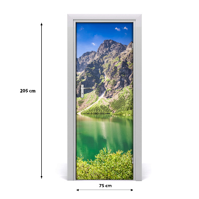 Fototapeta na dvere samolepiace Morské oko Tatry