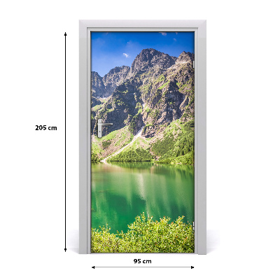 Fototapeta na dvere samolepiace Morské oko Tatry