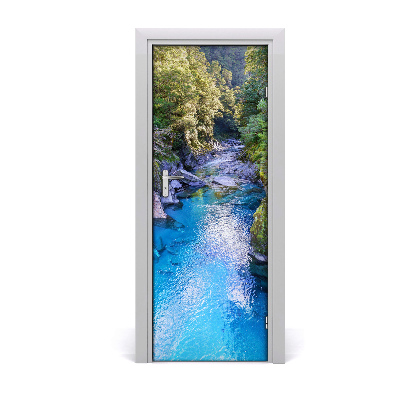 Fototapeta na dvere samolepiace rieka v lese