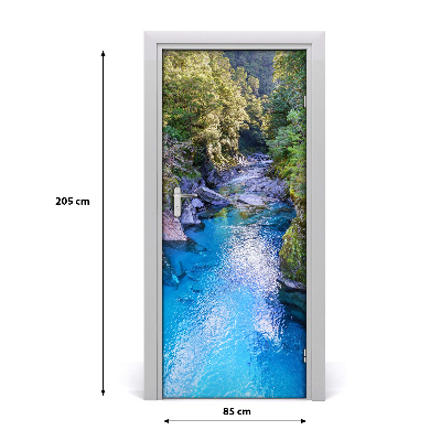 Fototapeta na dvere samolepiace rieka v lese