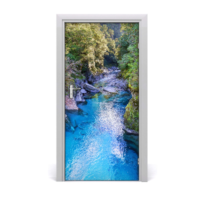 Fototapeta na dvere samolepiace rieka v lese