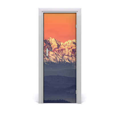 Fototapeta na dvere samolepiace Panorama Tatry