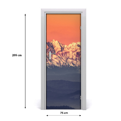 Fototapeta na dvere samolepiace Panorama Tatry