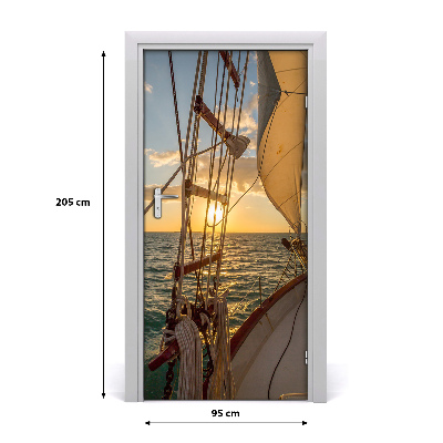 Fototapeta samolepiace na dvere jachta