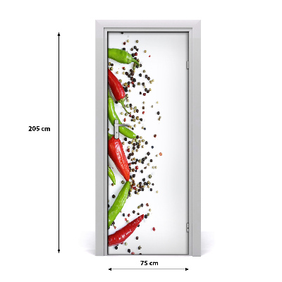 Fototapeta na dvere samolepiace chilli