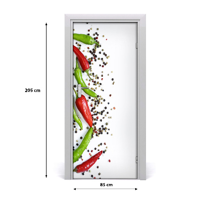 Fototapeta na dvere samolepiace chilli