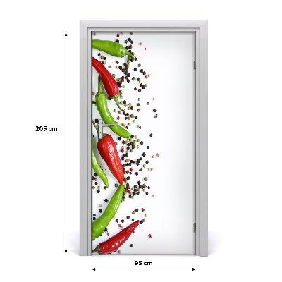 Fototapeta na dvere samolepiace chilli