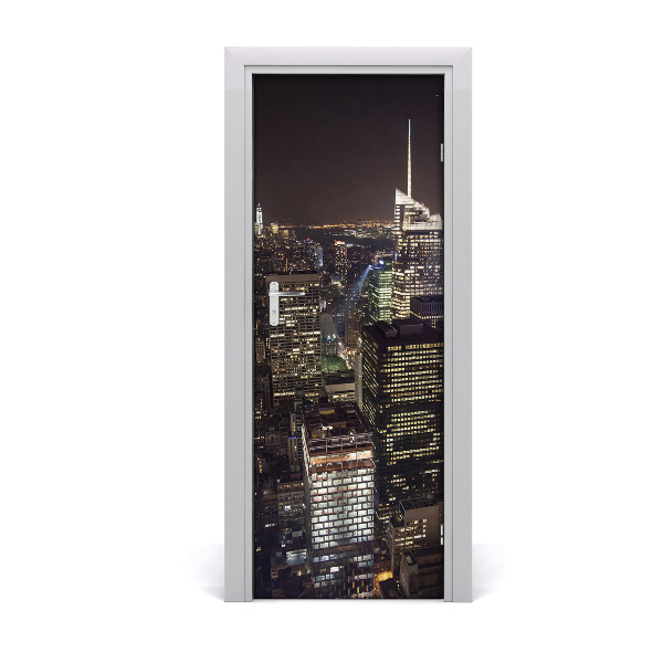 Fototapeta samolepiace na dvere New York noc