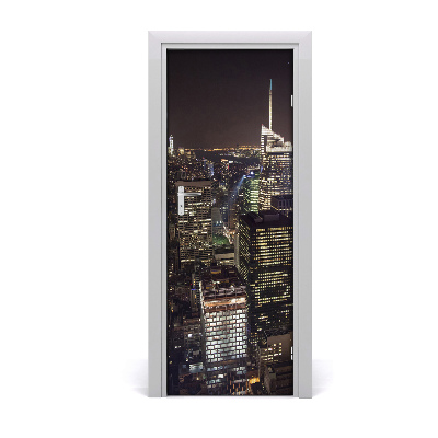 Fototapeta samolepiace na dvere New York noc