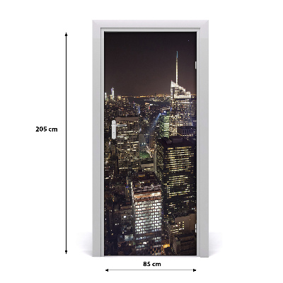 Fototapeta samolepiace na dvere New York noc