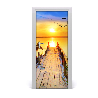 Fototapeta na dvere jazero