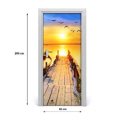 Fototapeta na dvere jazero