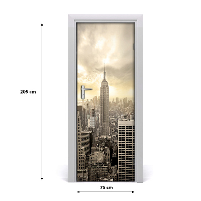 Fototapeta samolepiace dvere Manhattan New York
