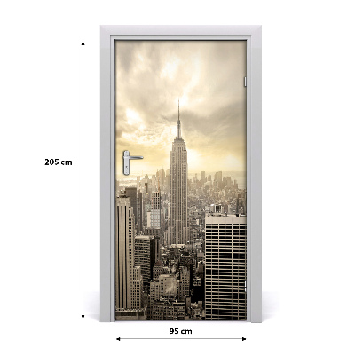 Fototapeta samolepiace dvere Manhattan New York