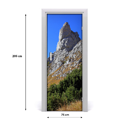 Fototapeta na dvere malý Giewont Tatry