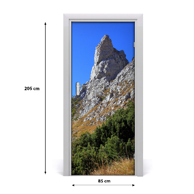 Fototapeta na dvere malý Giewont Tatry