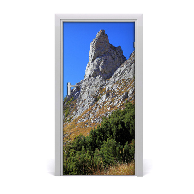 Fototapeta na dvere malý Giewont Tatry