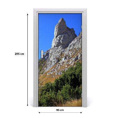 Fototapeta na dvere malý Giewont Tatry