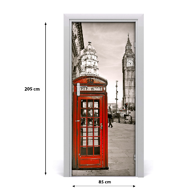 Fototapeta samolepiace na dvere Vintage Big Ben