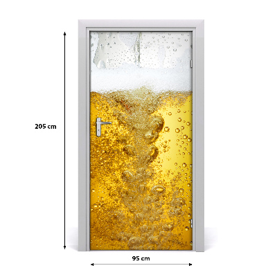 Fototapeta na dvere do domu samolepiace pivo