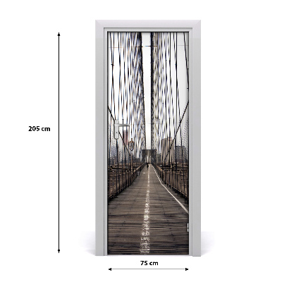 Fototapeta samolepiace na dvere Brooklyn most