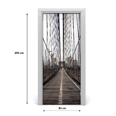 Fototapeta samolepiace na dvere Brooklyn most