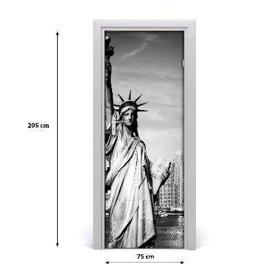 Fototapeta samolepiace na dvere socha Slobody