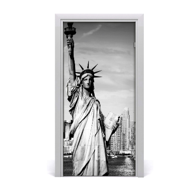 Fototapeta samolepiace na dvere socha Slobody