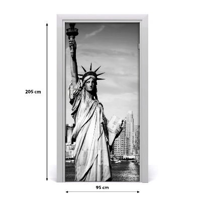 Fototapeta samolepiace na dvere socha Slobody