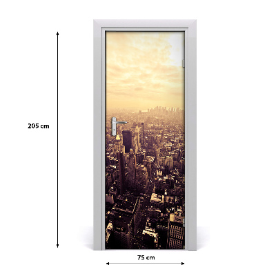 Fototapeta samolepiace dvere Manhattan New York