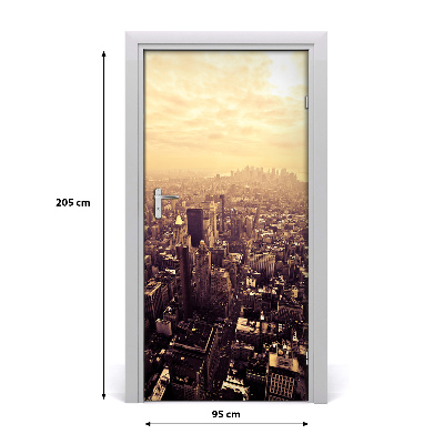 Fototapeta samolepiace dvere Manhattan New York
