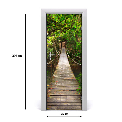 Fototapeta na dvere visiaci most