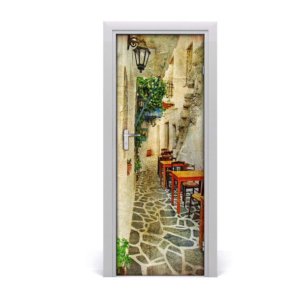 Fototapeta samolepiace na dvere Grécke krčmy