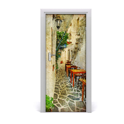 Fototapeta samolepiace na dvere Grécke krčmy