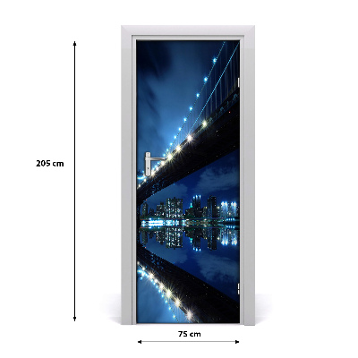 Fototapeta samolepiace dvere Manhattan New York