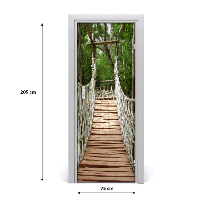 Fototapeta samolepiace na dvere Visiace most