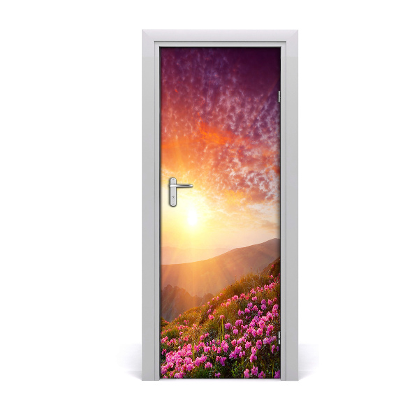 Fototapeta na dvere jar na horách