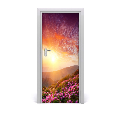 Fototapeta na dvere jar na horách
