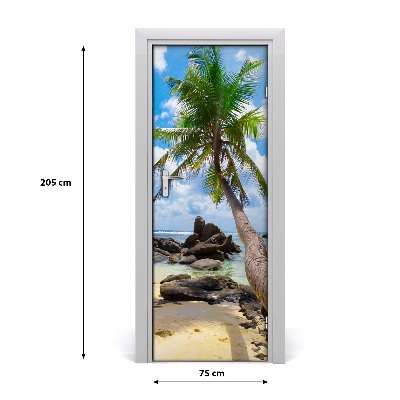 Fototapeta na dvere tropická pláž