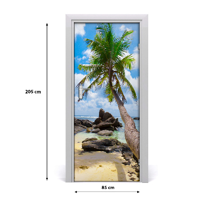 Fototapeta na dvere tropická pláž