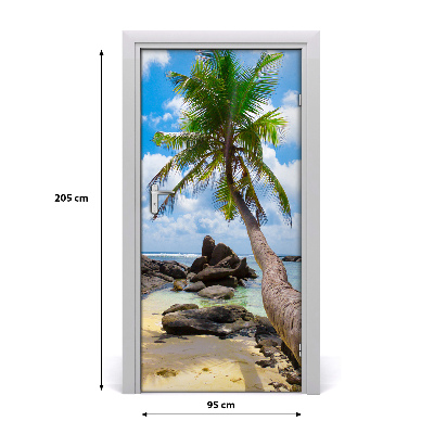 Fototapeta na dvere tropická pláž