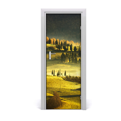 Fototapeta samolepiace dvere dediny